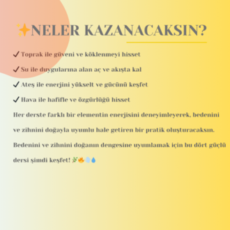 4 ÇAKRANIN 4 ELEMENTİN GÜCÜ