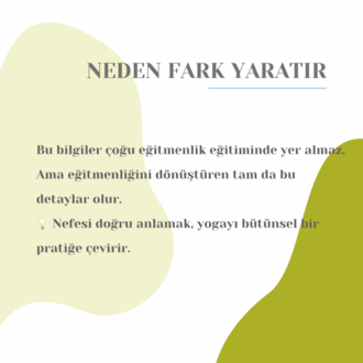 Nefesle Rahatla Mini Kurs-Eğitmen