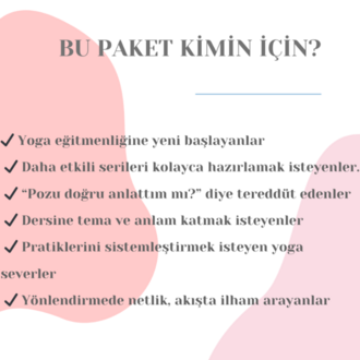 Yoga Eğitmen Paketi – Hiza + Seri + Çakra Kitapçığı