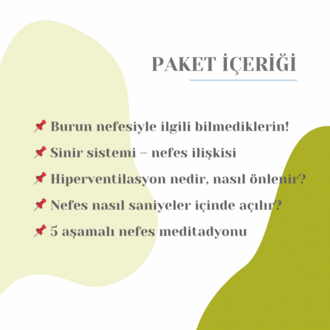 Nefesle Rahatla Mini Kurs-Eğitmen