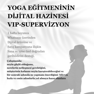 VIP SUPERVİZYON Yoga Eğitmeninin Dijital Hazinesi