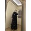 Meysa Çiçekli Elbise ~Siyah