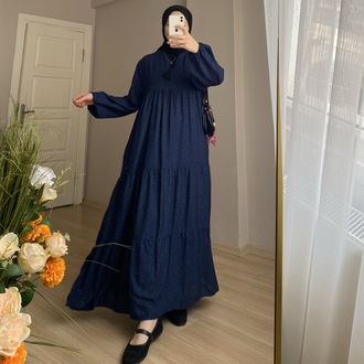 Arya Elbise Lacivert 
