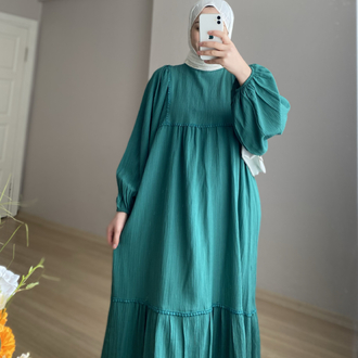 Peri elbise Yeşil