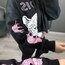 Zincir Detaylı Baskılı Sweatshirt 