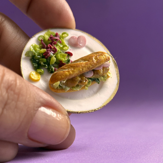 Balık Ekmek Sandviç Minyatürü