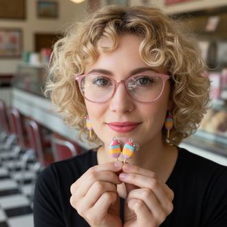 Colorful Stick Earrings 