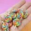 Rainbow Lolipop Küpe 