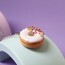 Donut Kolye - Pembe & Beyaz & Lila