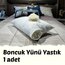 1 Adet Doğal Kuzu Boncuk Yünü Yastık 50x70 cm 900 gram Merinos Kuzu Yünü