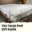 Yün Yatak Pedi Çift Kişilik 160-200 cm 3 kg Merinos Kuzu Yünü