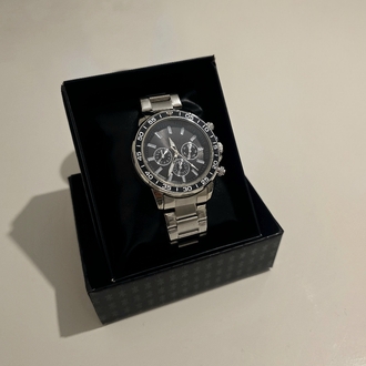 “Cyan Elegance – Silver Erkek Saati”(GMS04)