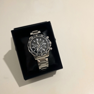“Cyan Elegance – Silver Erkek Saati”(GMS04)