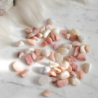 25 gr. Pembe Beyaz Karışık Opal Doğaltaş