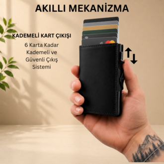 3'ü 1 Arada Kişiselleştirilebilir Hakiki Deri Cüzdan – Ayrılabilir MagSafe Kartlık