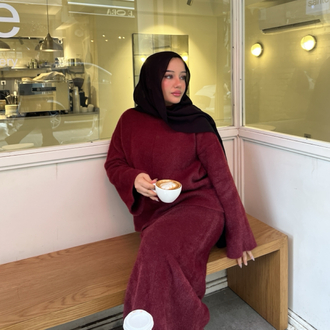Cozy Yün Dokulu Takım