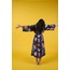 Long robe in Midnight Cubist