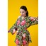 Lined Robe in Greenberry