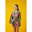 Lined Robe in Greenberry