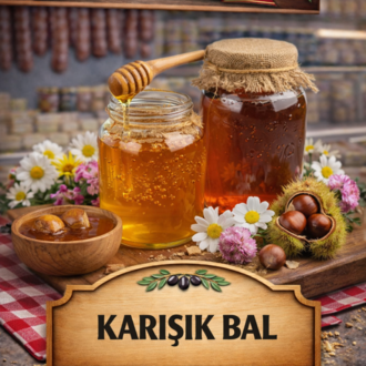 KARIŞIK BAL(KESTANE ÇİÇEK)1KG