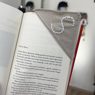 Harf İşlemeli Kitap Ayracı