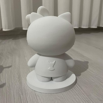 Boyanabilir 3D Hello Kitty Temalı Biblo ve Hobi Seti
