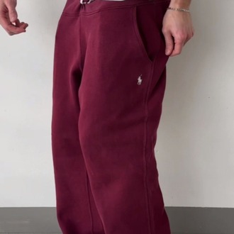 Polo Ralph Lauren Bordo Oversize Eşofman Altı