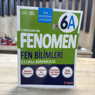 6A fenomen fen bilimleri soru bankası