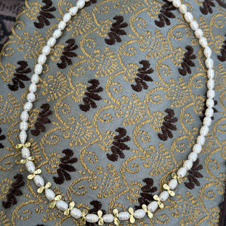 Gold Detaylı İnci Kolye