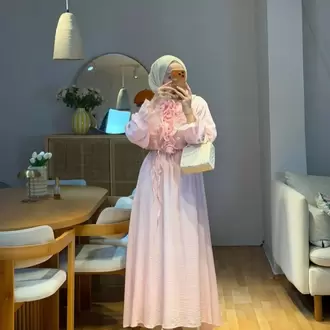 Eflim Pembe Elbise