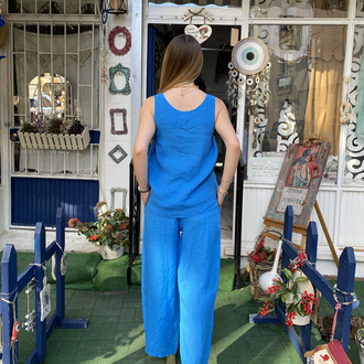İtalyan keten takım