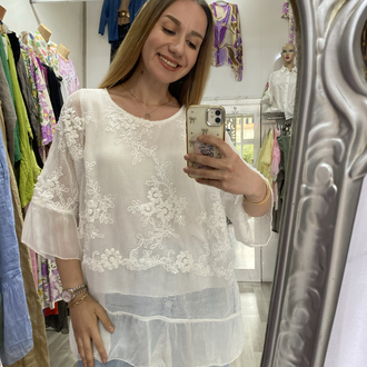 İtalyan ipek bluz