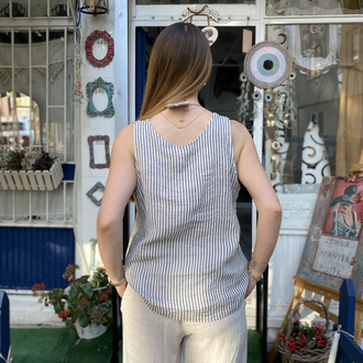 İtalyan keten takım