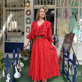 İtalyan etek&gömlek takım