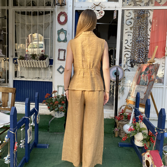 İtalyan keten takım