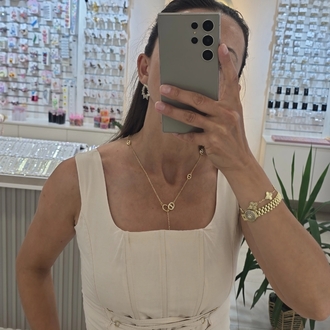 MARKA MODEL TASARIM ZİNCİR KOLYE