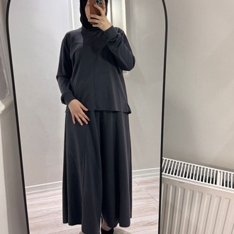 ysho kumaş etekli pantolon
