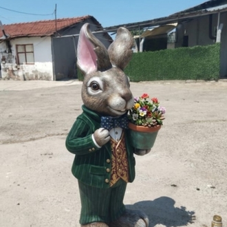 Büyük boy çiçekli Tavşan