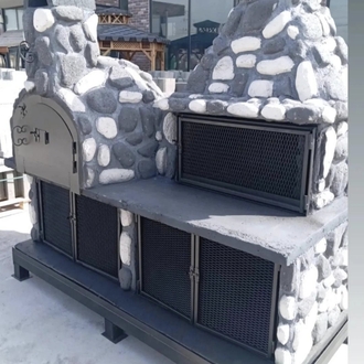 Taş fırın ve barbekü 