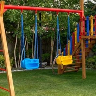 Çocuklar için ikili salıncak model