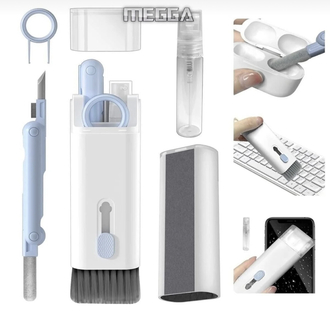 Çok fonksiyonlu 7in1 kulaklık,klavye ve ekran Temizlik kiti Temizleyici kit 7 ln 1 temizleme