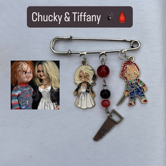 Chucky & Tiffany Bag Charm