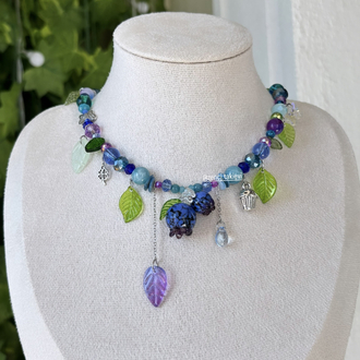 Blueberry Drop Choker