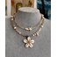 Kabuk/Hibiscus Kristal Choker