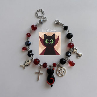 Devil Cat Murano bileklik