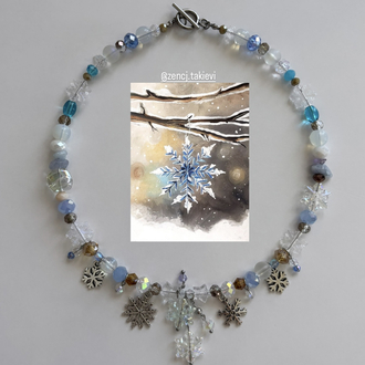 Snowflake Choker Kolye