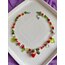 Çilek bahçesi choker kolye