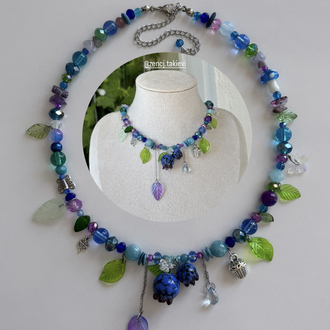 Blueberry Drop Choker