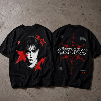 Crush Miraç Fırat Oversize Tişört