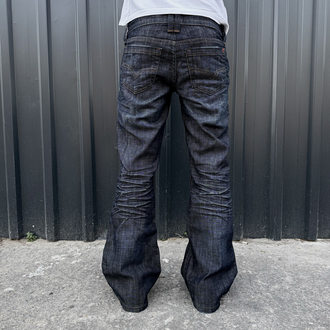 Dark Wash Bootcut Denim Low Rise Pants